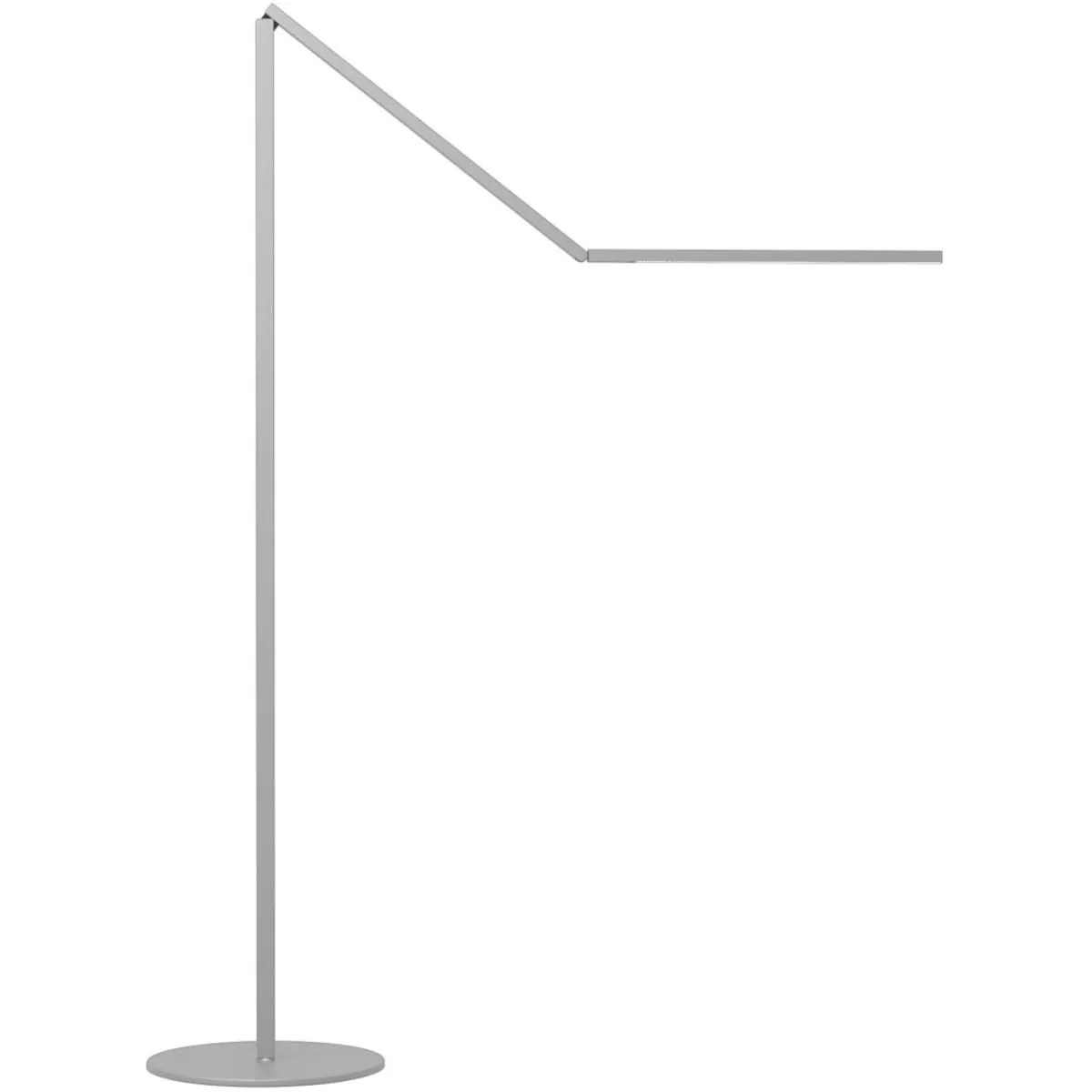 Z-Bar Floor Gen 4 Brushed Nickel Contemporary LED Floor Lamp